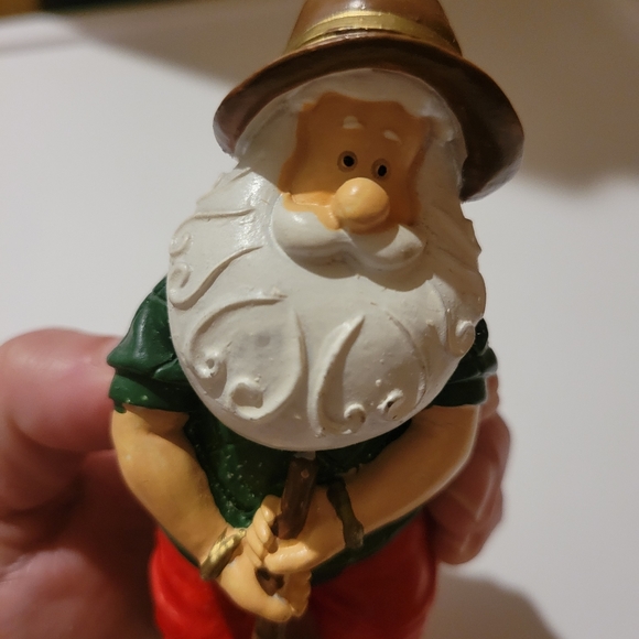 Golfing Santa Claus figurine - Picture 4 of 4